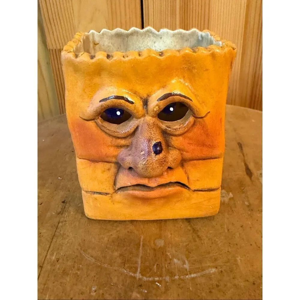 Pumpkin Candle Holder Halloween/Autumn Decor (6708)